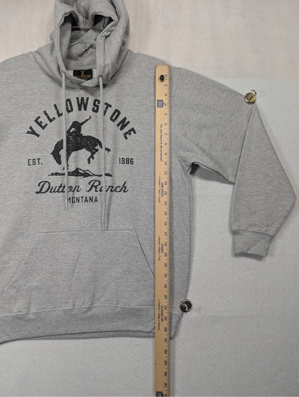 Yellowstone - Dutton Ranch - Montana - Long Sleeve Hoodie Sweatshirt - Size M - Picture 8 of 15